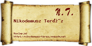 Nikodemusz Teréz névjegykártya